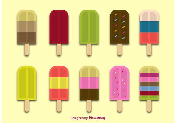 Ice-cream Vector Popsicles