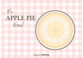 Apple Pie Vector Background