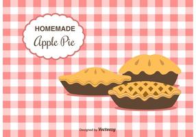 Home Made Apple Pie Vector Background