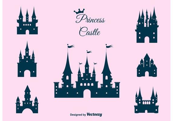 Princess Castle Vector Set