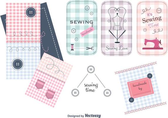 Free Sewing Vector Items Set