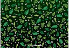 Spring leaves seamless pattern vector