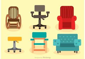 Chairs Vector Set
