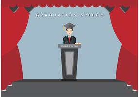 Graduation Speech Vector Free