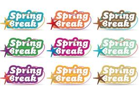 Spring Break Vectors