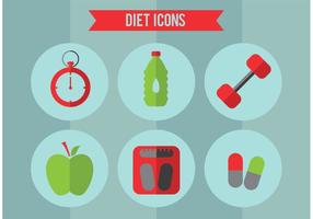 Diet Vector Icon Set 