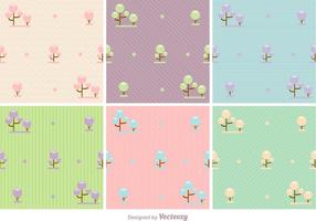 Pastel Forest Vector Backgrounds