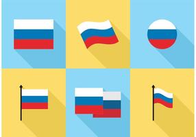 Russian Flag Icons Vector Free