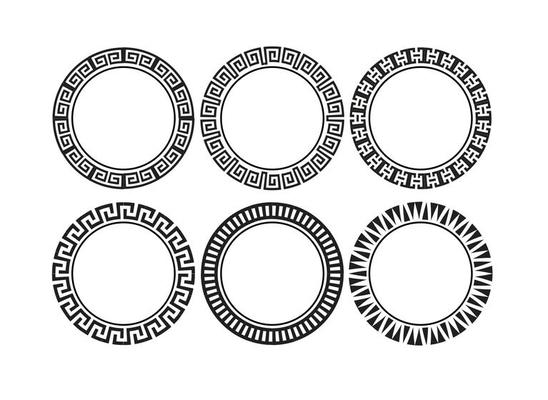 Decorative Round Frame Set