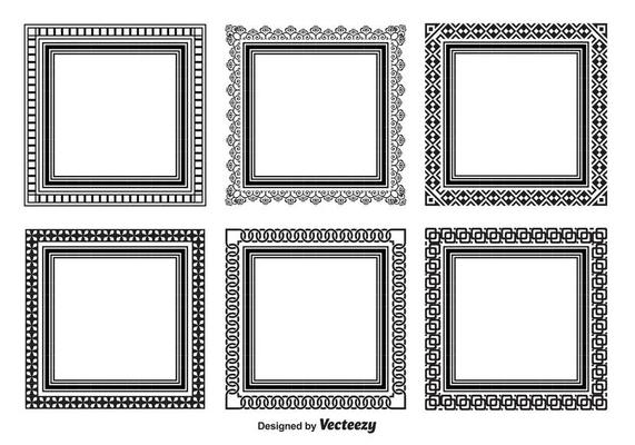 Decorative Square Frame Set