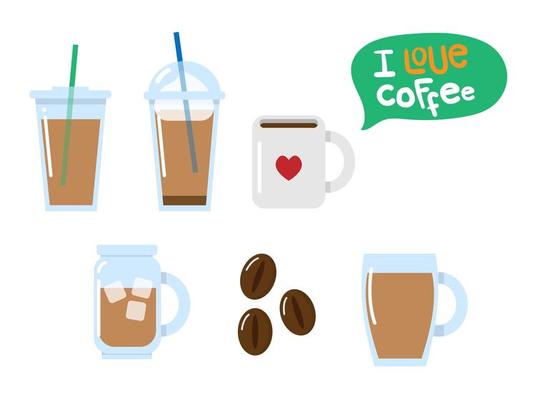 Ice Coffee Vector Art, Icons, and Graphics for Free Download