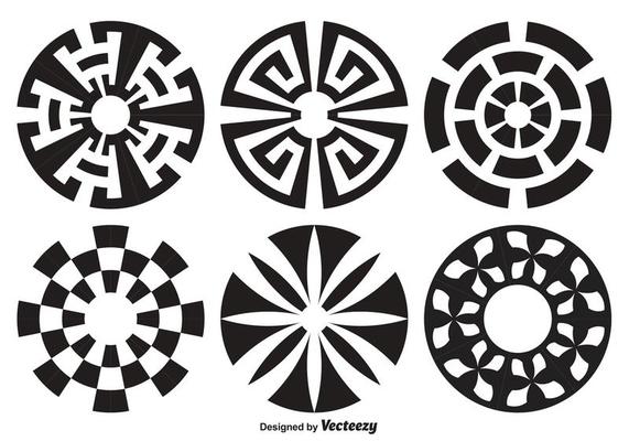 Decorative Circle Shape Set