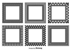 Assorted Decorative Frame Set vector