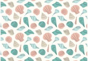 Hand Drawn Seashell Repeat Pattern vector