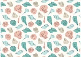 Hand Drawn Seashell Repeat Pattern vector