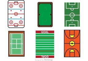 Sports Courts Vectors