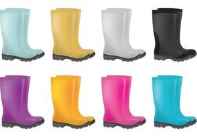 Rain Boot Vectors