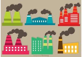 Smoking Factory Vector Set