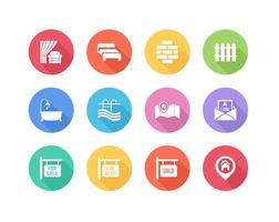 Free Flat Real Estate Vector Icons