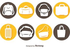 Iconos de bolsas de vectores