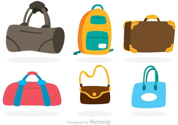 Vector Bag Colorful Icons