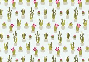 Seamless Cactus Pattern vector