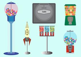 Bubble Gum Machines vector