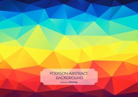 Rainbow Resumen Polygon Estilo Ilustración de fondo vector