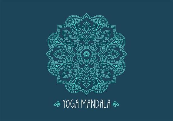Ethnic Fractal Mandala Vector