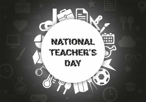 Free Teachers Day Vector