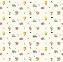 Vector Summer Icon Pattern