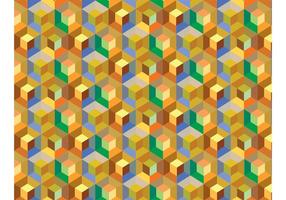 Cube Pattern Background Vector