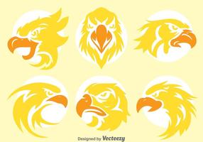 Golden Eagle cabeza de vectores