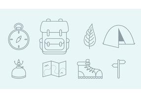 Vector Camping Icons