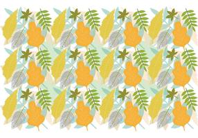 Leaf Pattern Background vector