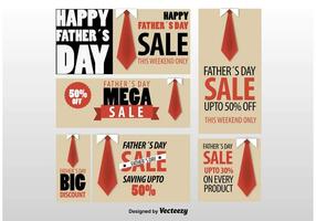 Happy Father's Day Ad Template vector