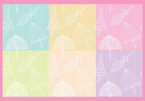 Umbrellas Patterns vector