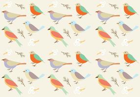 Birds Pattern Background vector