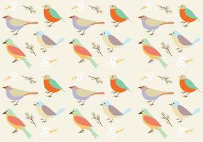 Birds Pattern Background vector