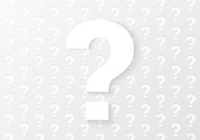 Paper Question Mark Vector Background