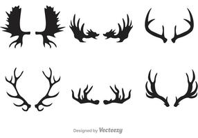 Deer And Moose Horn Vectors