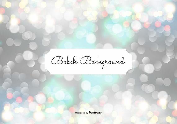 Abstract Bokeh Background Illustration