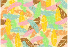 Summer Feather Pattern vector