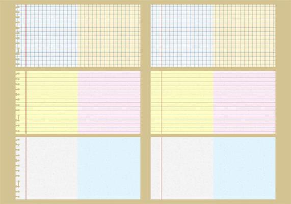 Vector Notebook Patterns