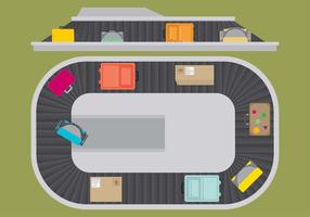 Airport Conveyor Belt vector