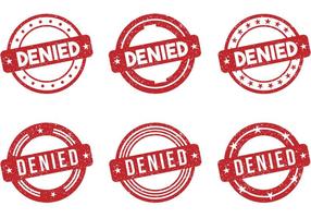 Denied Stamp Vectors 