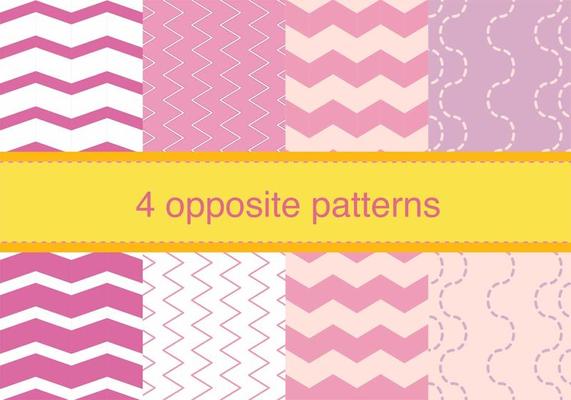 Zig Zag Opposite Patterns