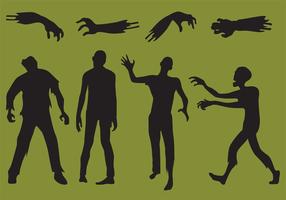 Zombie Vector Silhouettes