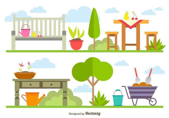 Spring Gardening Elements
