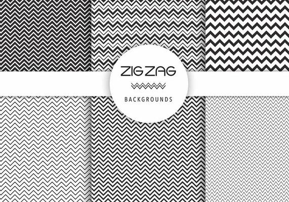 Free Vector Zig Zag Backgrounds